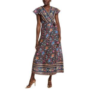 Ipponelli Womens  Wrap Dress, Blue